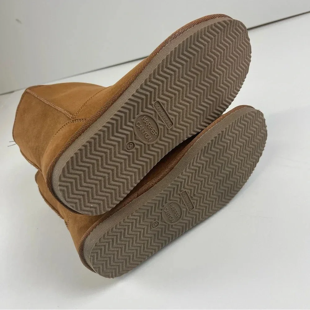 NEW Harper Canyon Girls Tan Emmerson Booties Boots Pull On Size 3M